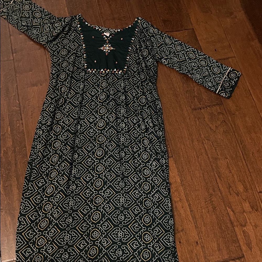 Green kurta